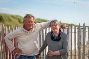 Anneke van der Sluis en Dick Jan Broer, foto Paul van Houten